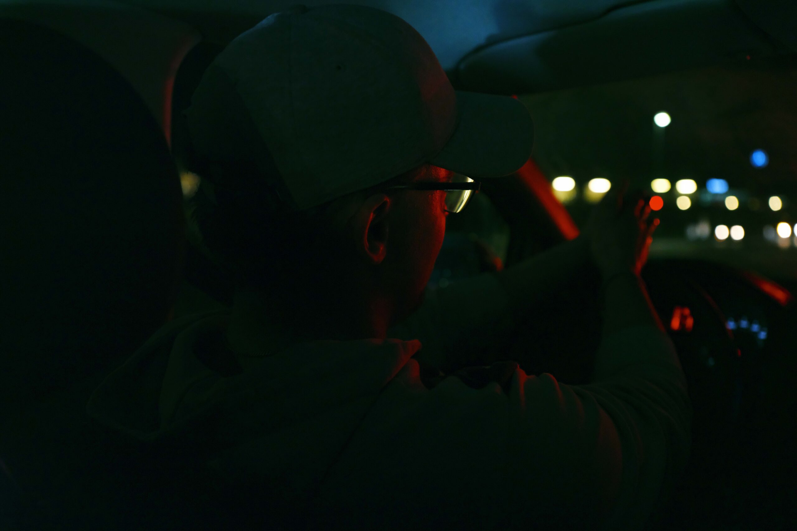 Daniel Olsen bag rattet i sin Seat