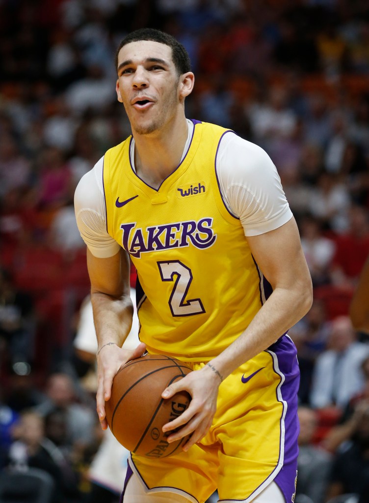 Los Angeles Lakers guard Lonzo Ball.