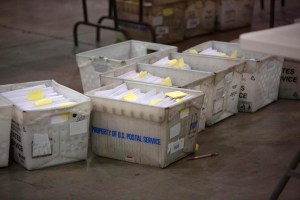 Cajas de boletas electorales