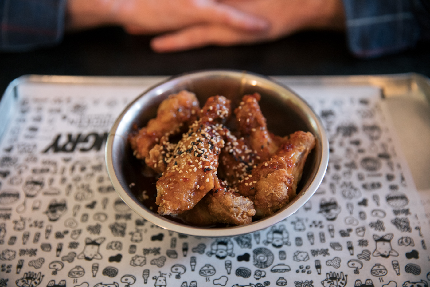 Die Chicken Wings, noch unangetastet