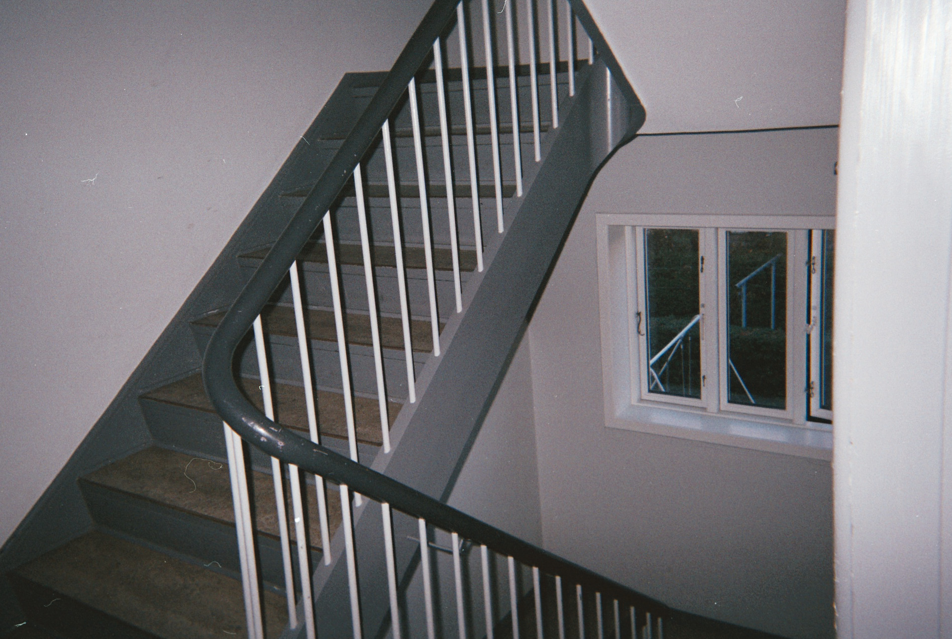 En trappe i en opgang