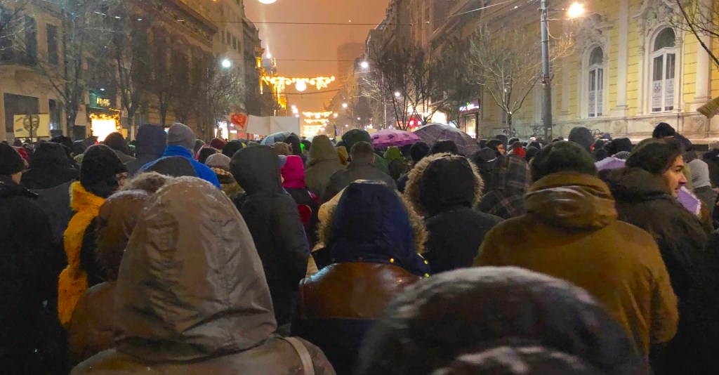 Nišlija na protestu u Beogradu: Samo prati kolonu i nadaj se dobrom signalu