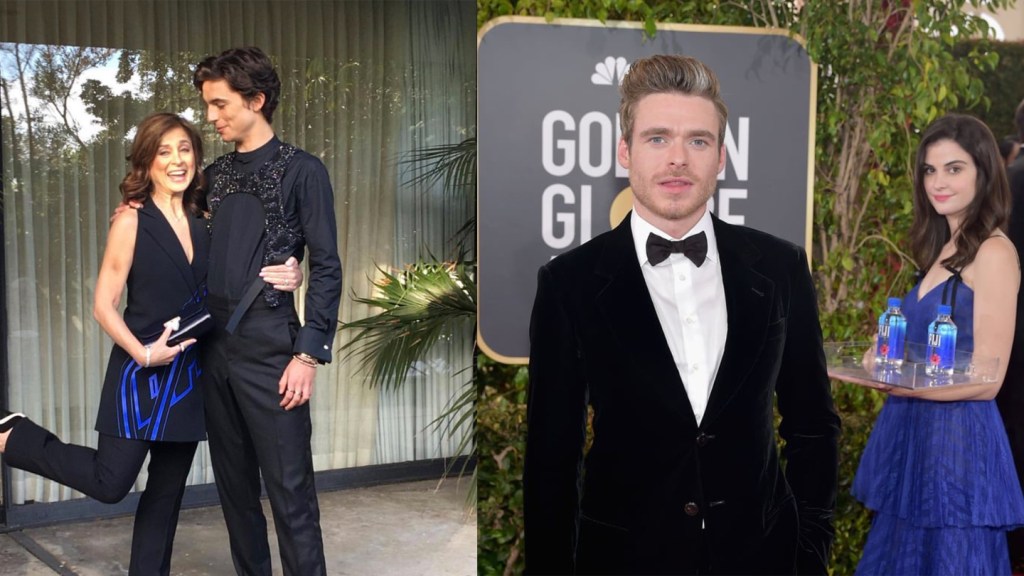 Timothée Chalamet og “Fiji water woman” var konge og dronning ved årets Golden Globes