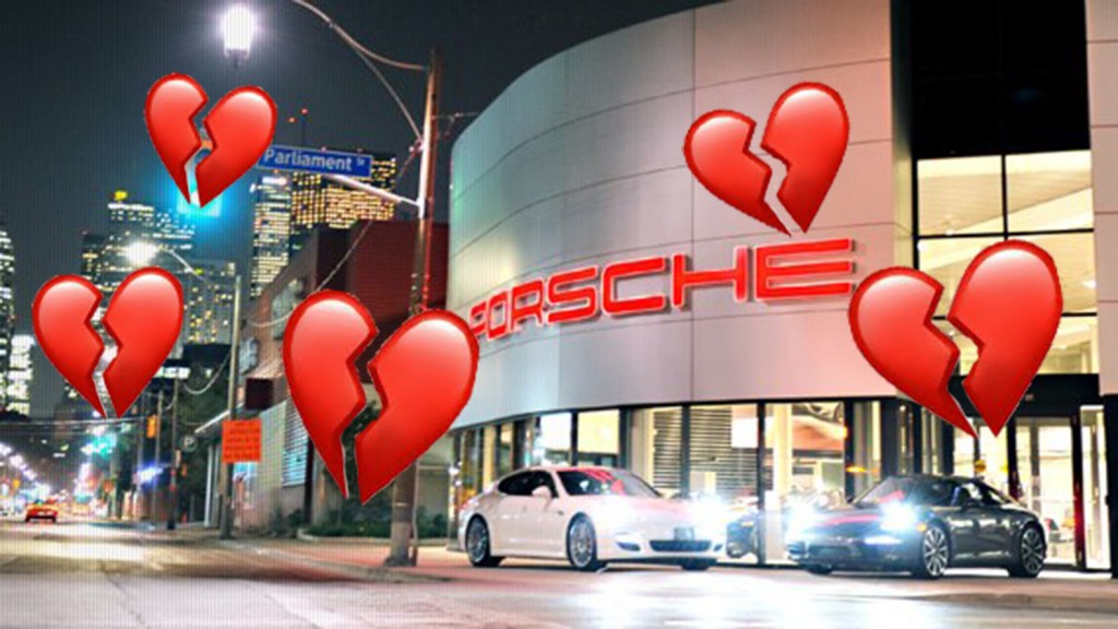 Concesionario Porsche al este de Toronto.