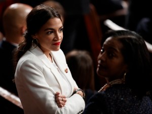 Conservative website The Daily Caller published a headline that referenced a phony nude photo of New York Democratic Rep. Alexandria Ocasio-Cortez — without clarifying the image was a fake.