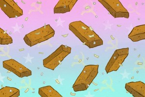 illustration of chewy garlic bites