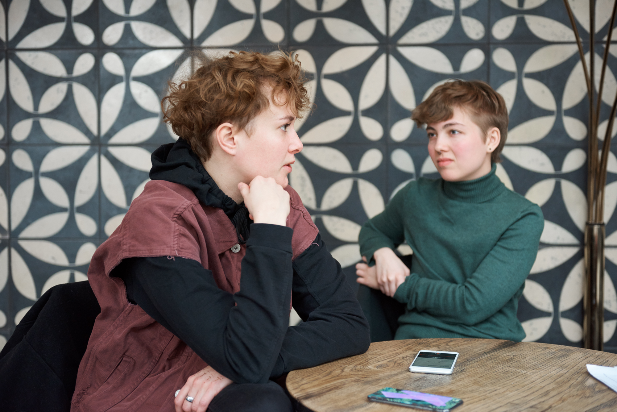 Sascha und Lou im Gespräch