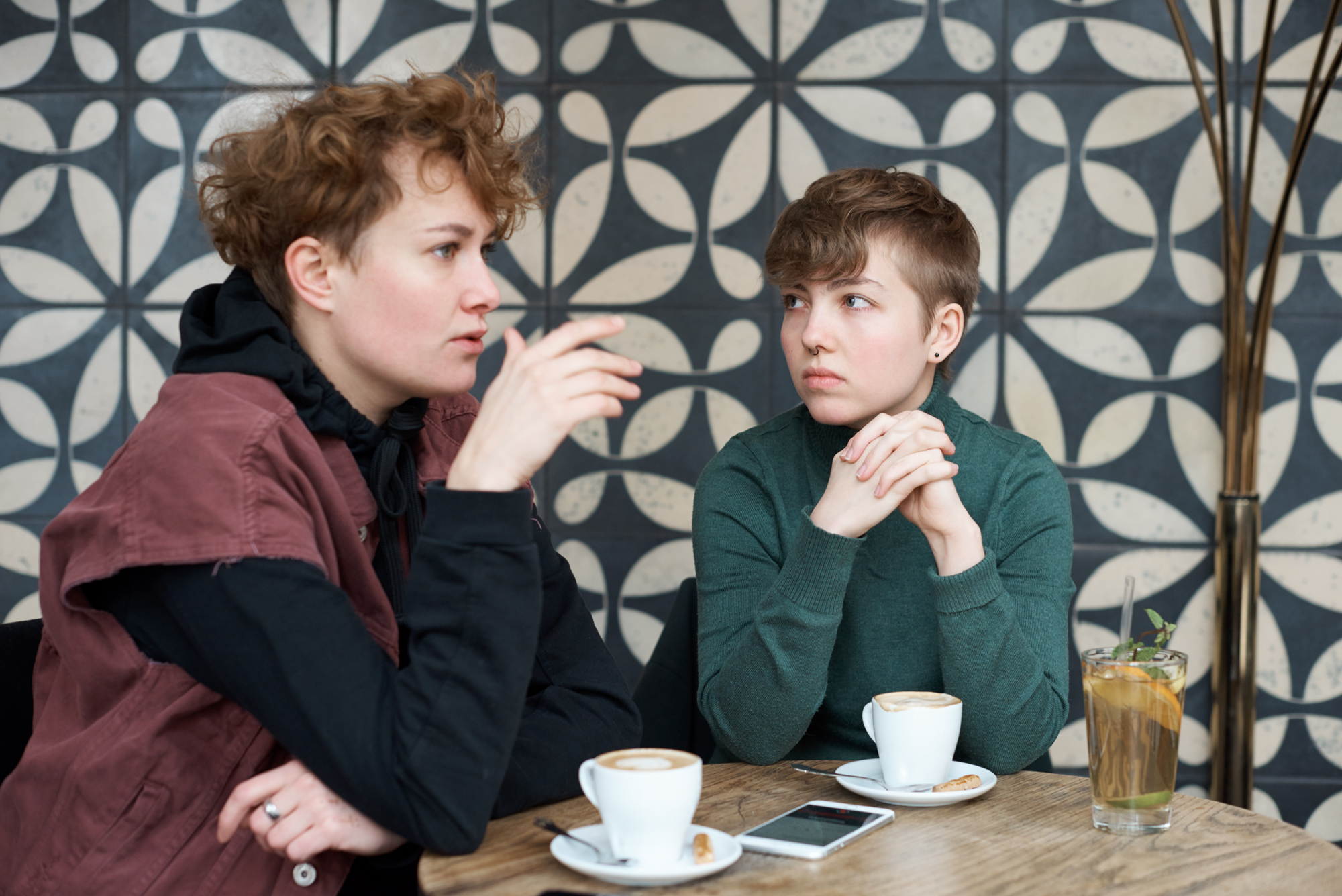 Sascha und Lou im Gespräch