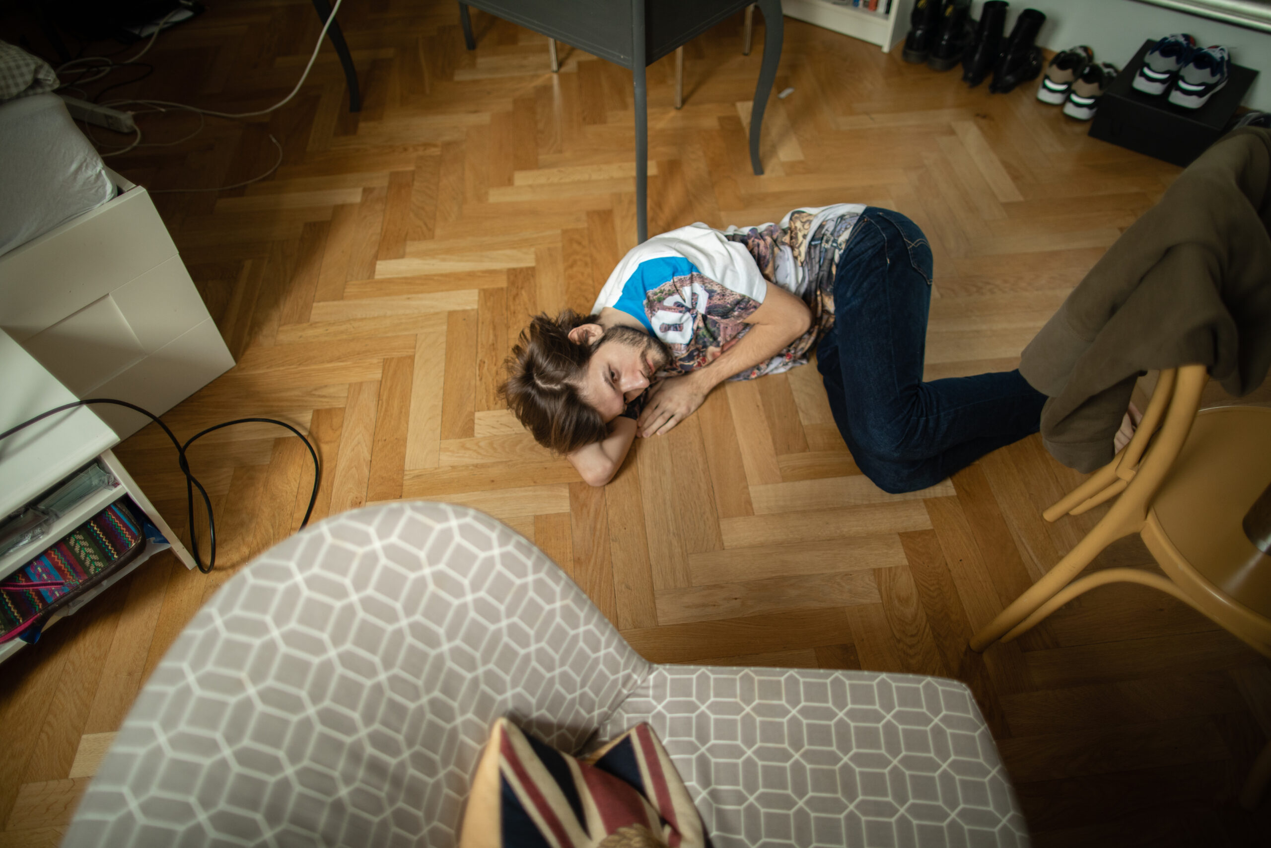 Michi Buchinger langweilt sich