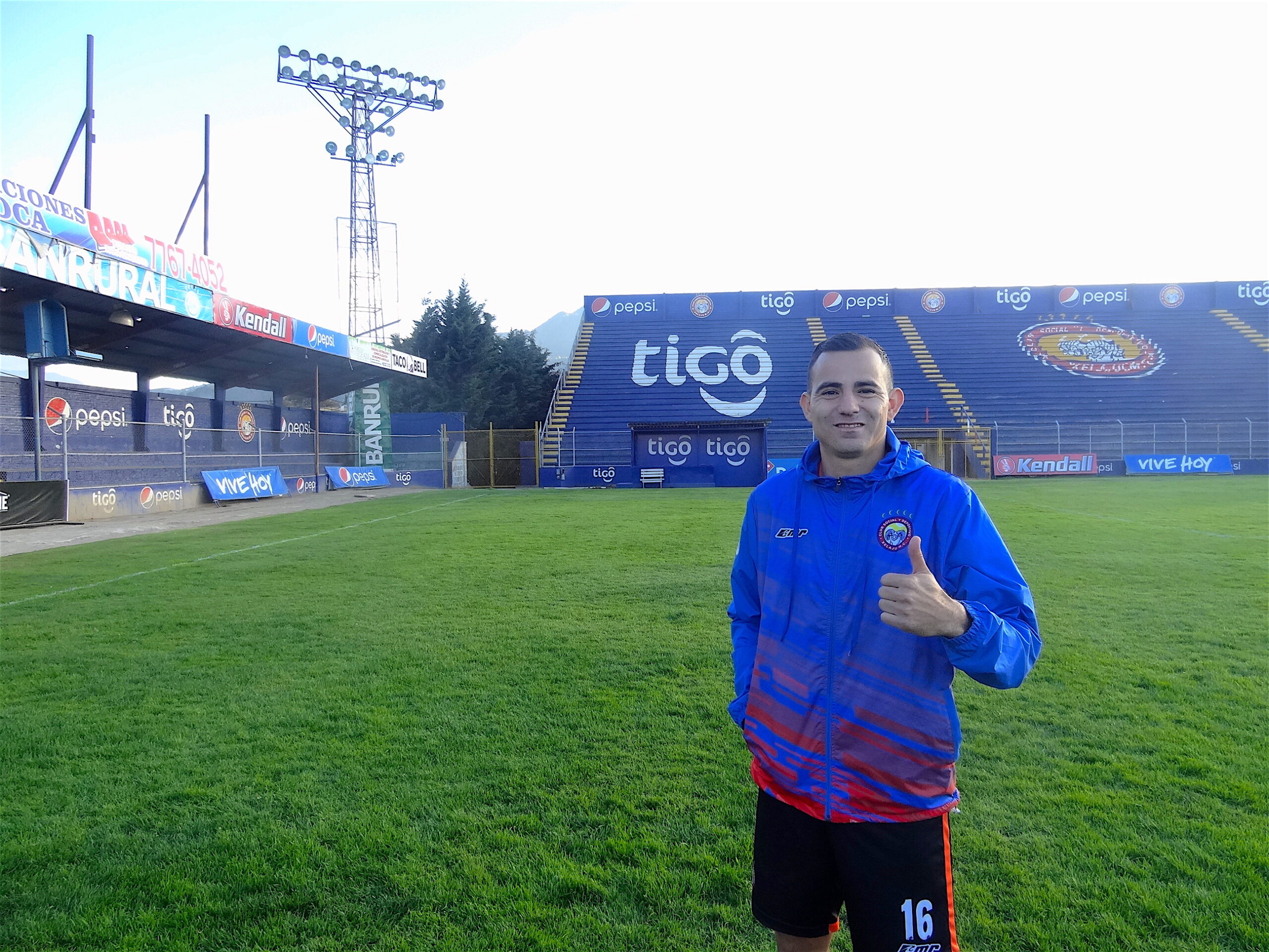 Marco Pappa in Guatemala.