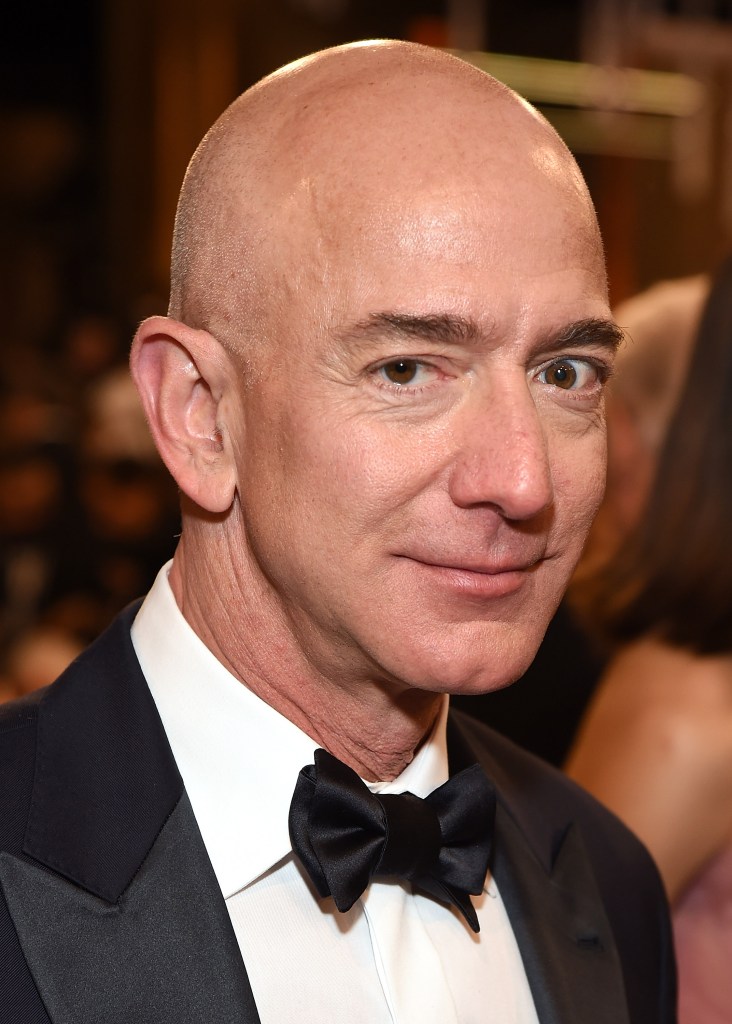 Bezos is busy.