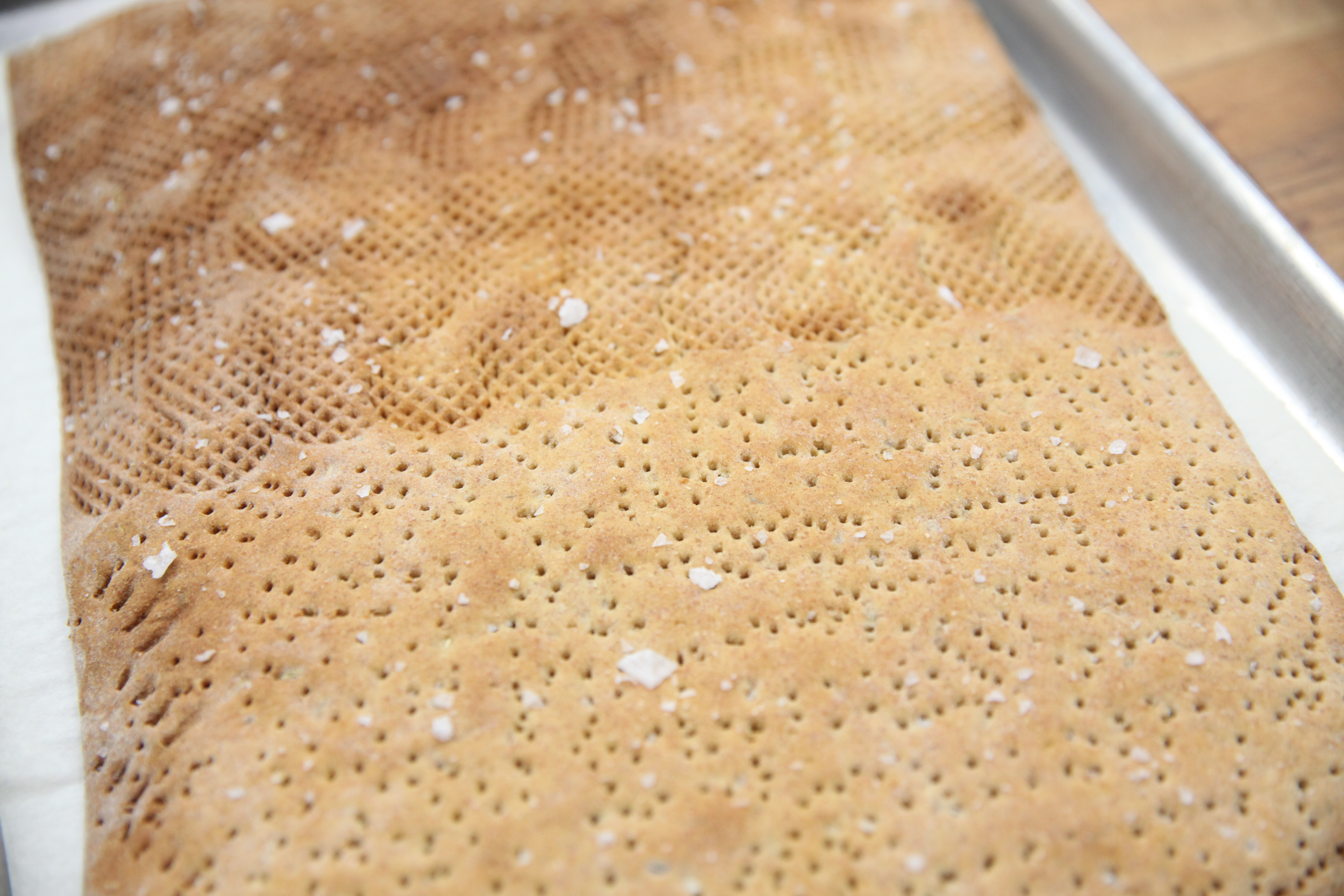 swedish knackebrod fresh from the oven