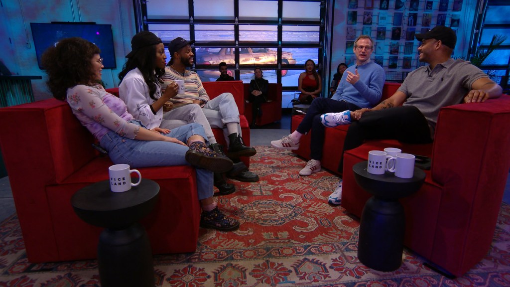 Spike Jonze interviews the 'VICE LIVE' hosts.