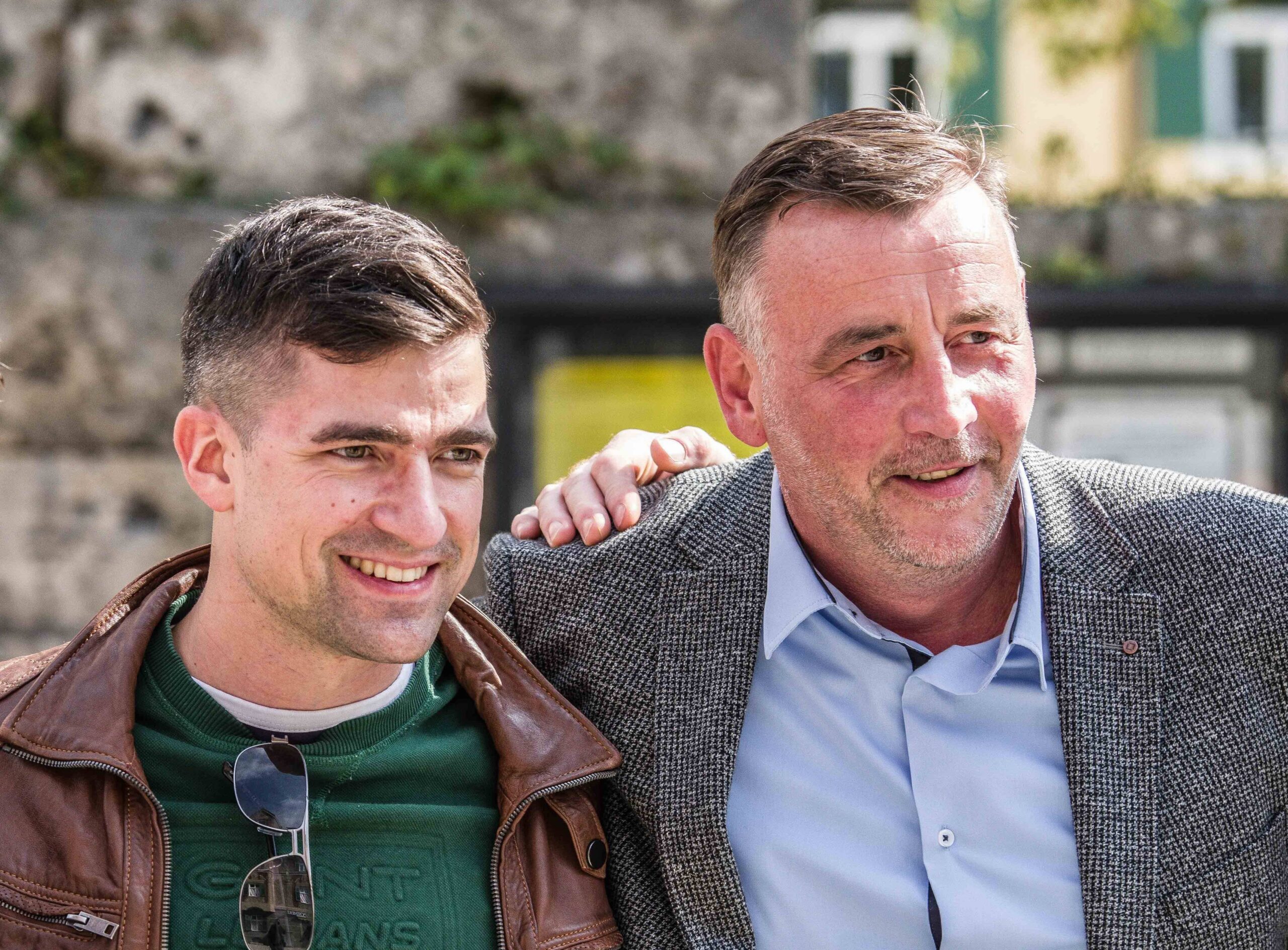 Martin Sellner und Pegida-Gründer Lutz Bachmann