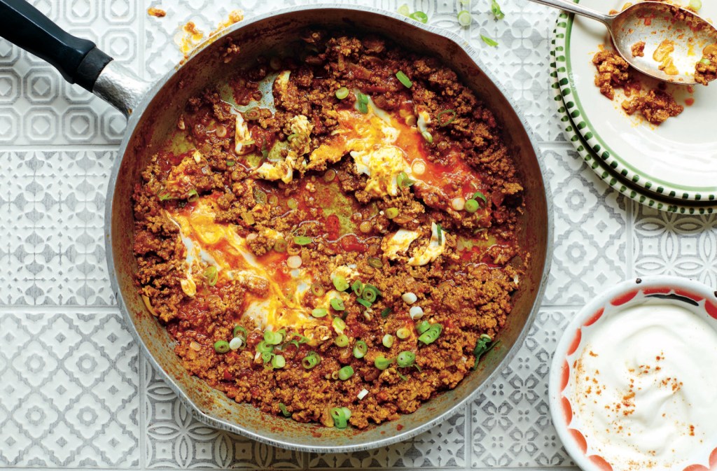 Stufato di manzo e uova