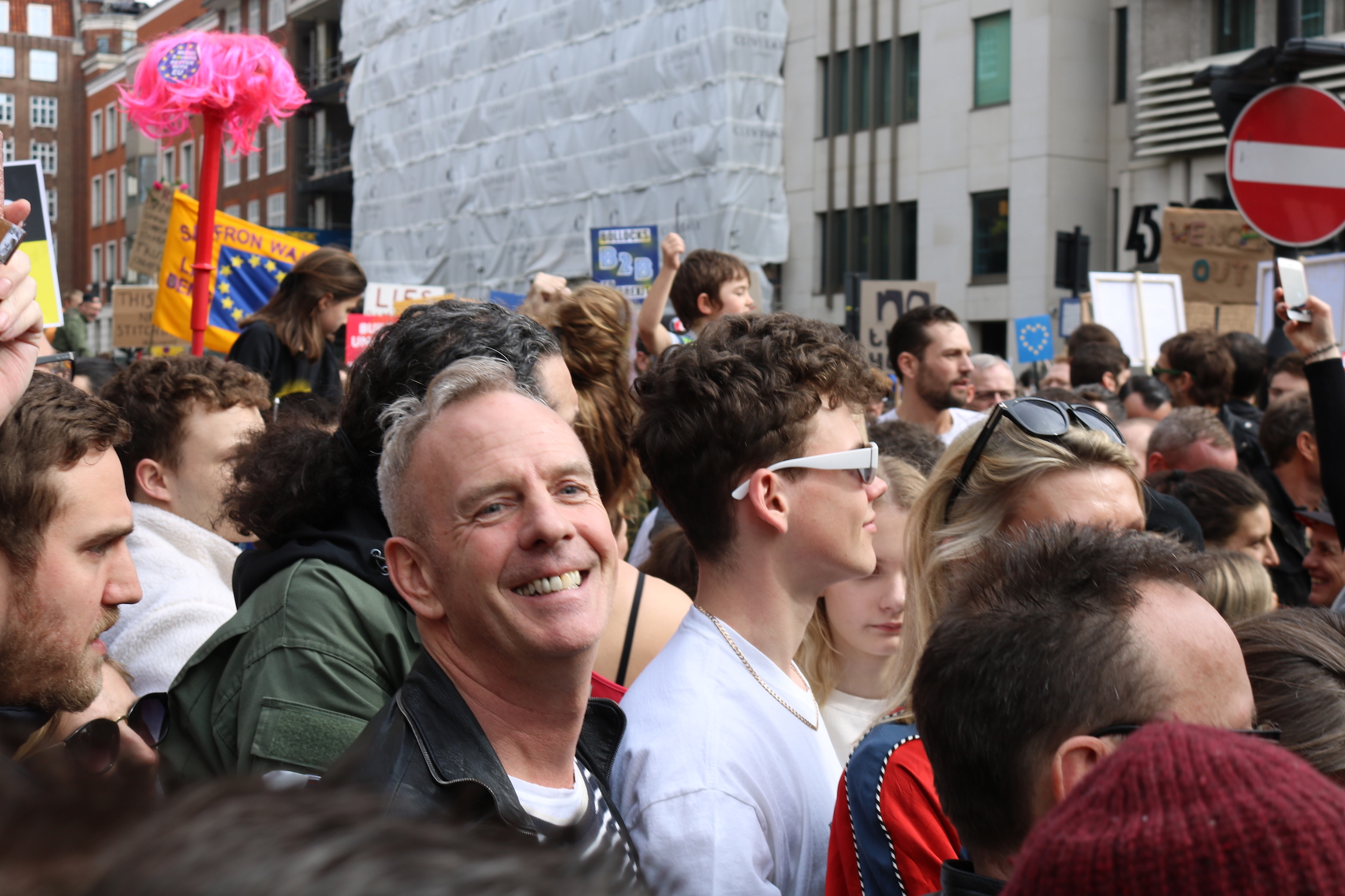 Fatboy Slim at the DJs for a People's Vote party on 23 March 2019