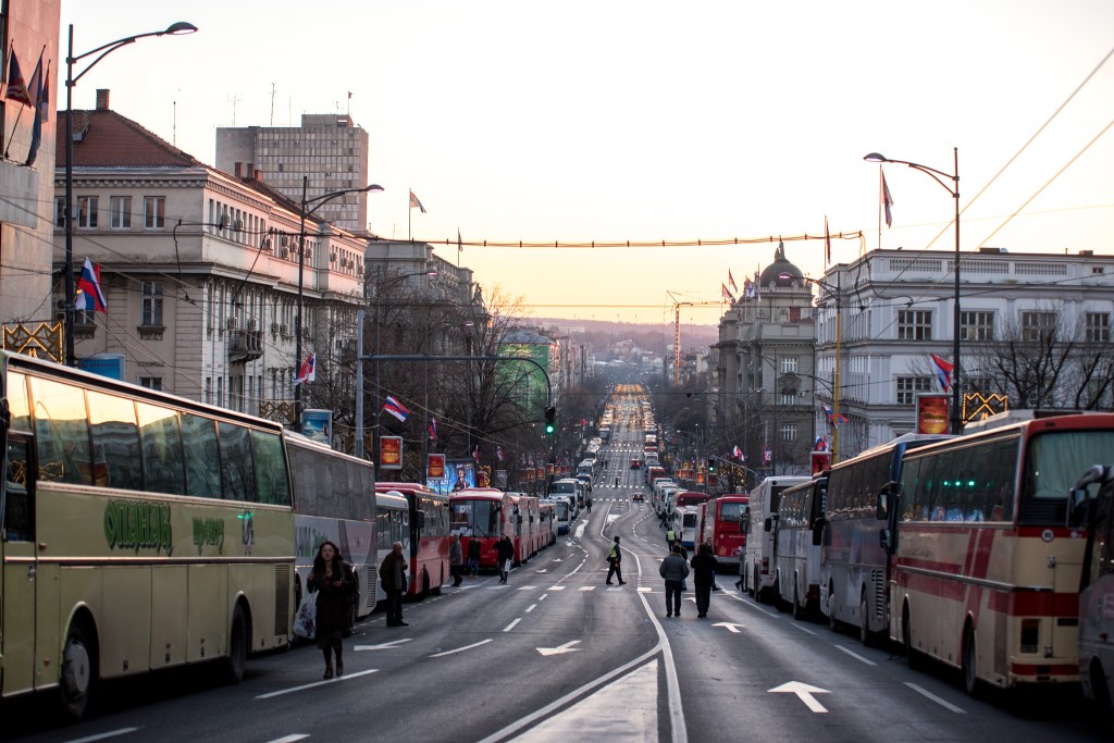 Autobusi u Kneza Miloša