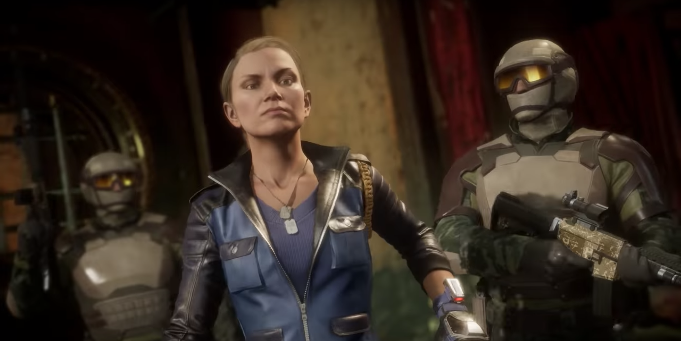 Mortal Kombat 11 Sonya Blade walkin