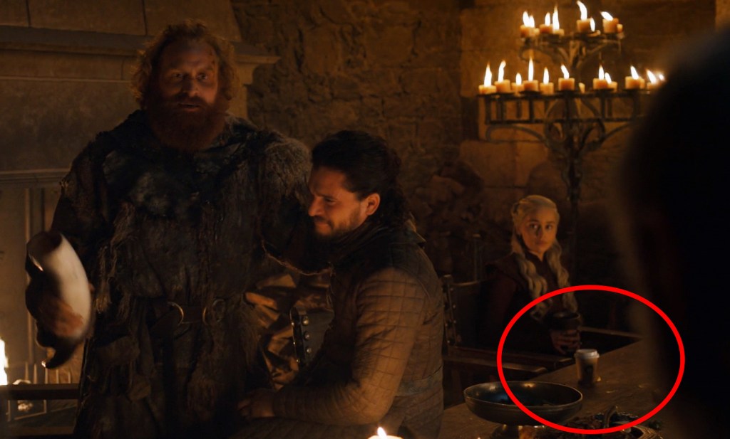 A screenshot of the scene with the cup.