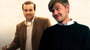 Manfred Weber und unser Autor Niclas Seydack