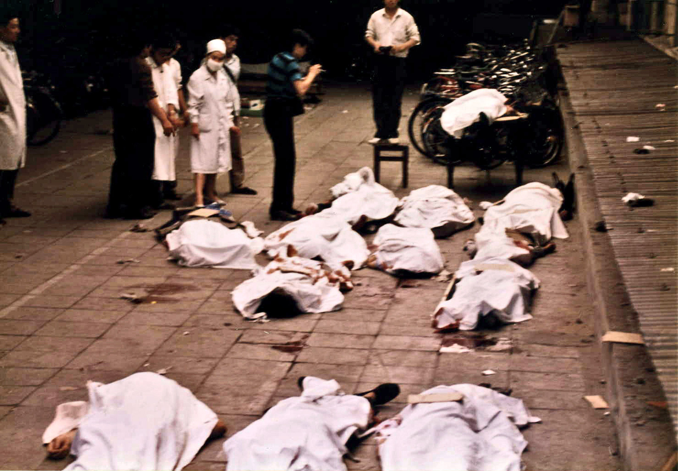 dead bodies tiananmen square beijing protests students democracy 1989 anniversary