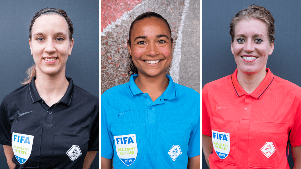 Deze vrouwelijke grensrechters strijden om te vlaggen bij een internationaal kampioenschap