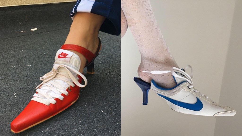 Hibrid štikle napravljene od Najk patika