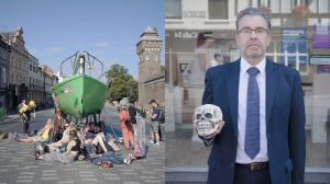 extinction rebellion protest cardiff