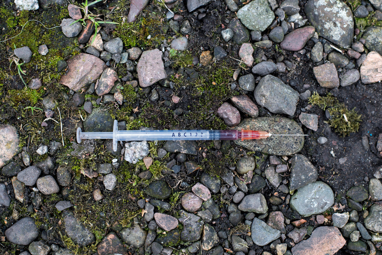 heroin needle scotland