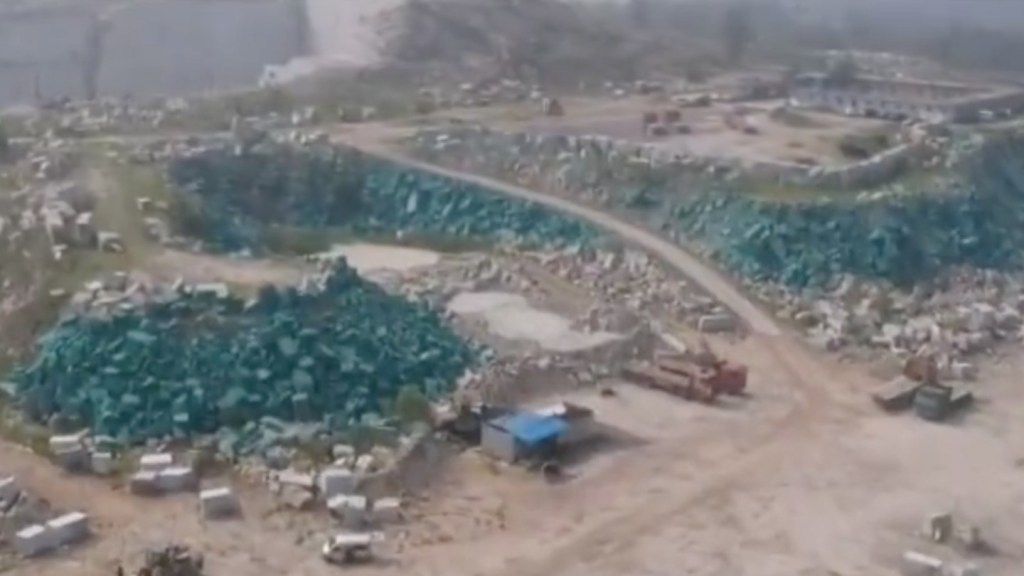 Ingin Akali Aturan Lingkungan, Tambang di Cina Mengecat Batu Supaya Mirip Pohon