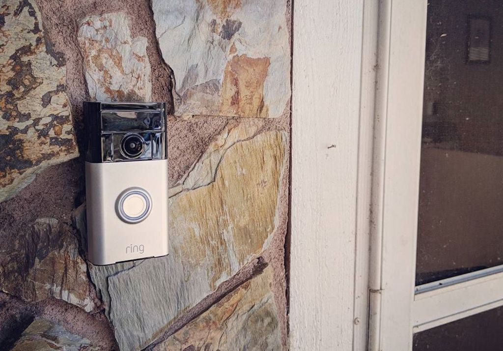 Ring doorbell camera.