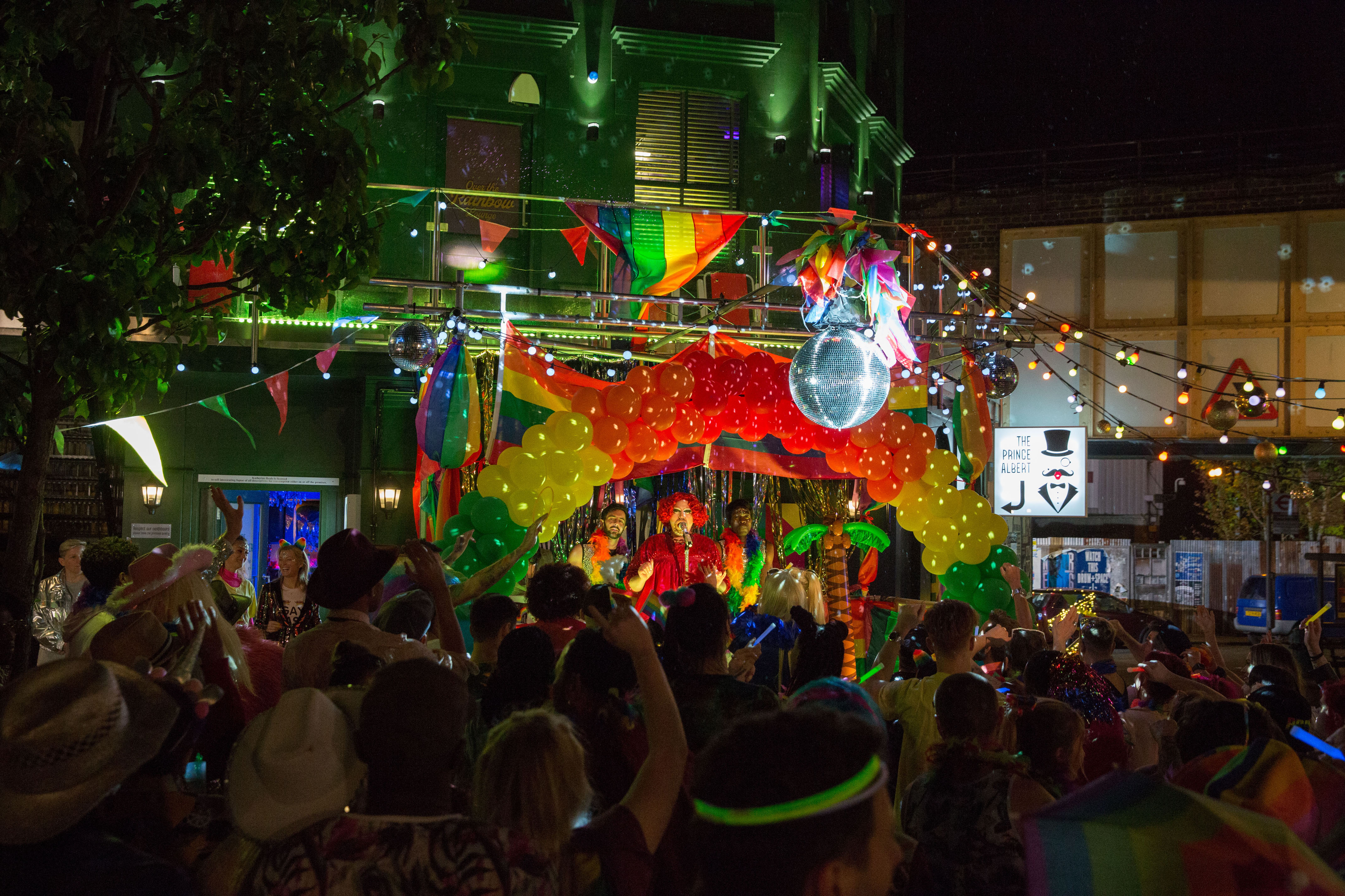 Tom Crystal Rasmussen performing on Eastenders