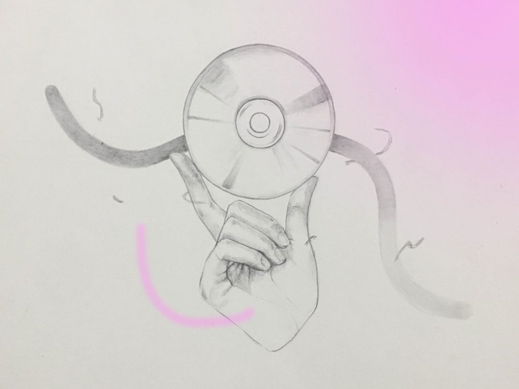 Ilustraciones Vice-Bazar de discos