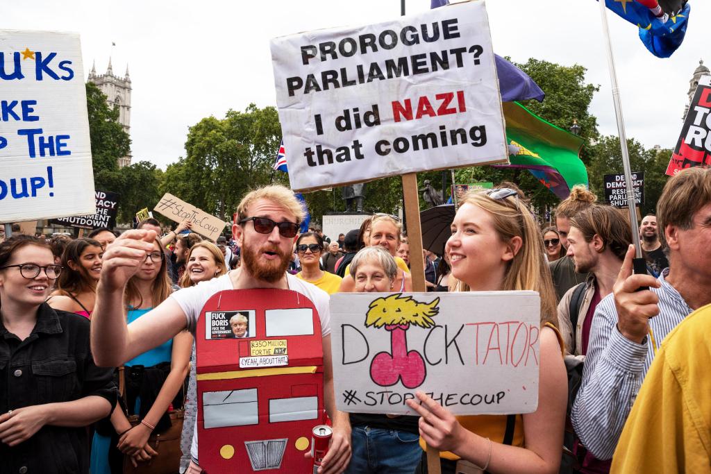 Stop the Coup protest