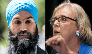 Elizabeth May, Jagmeet Singh, Green Party