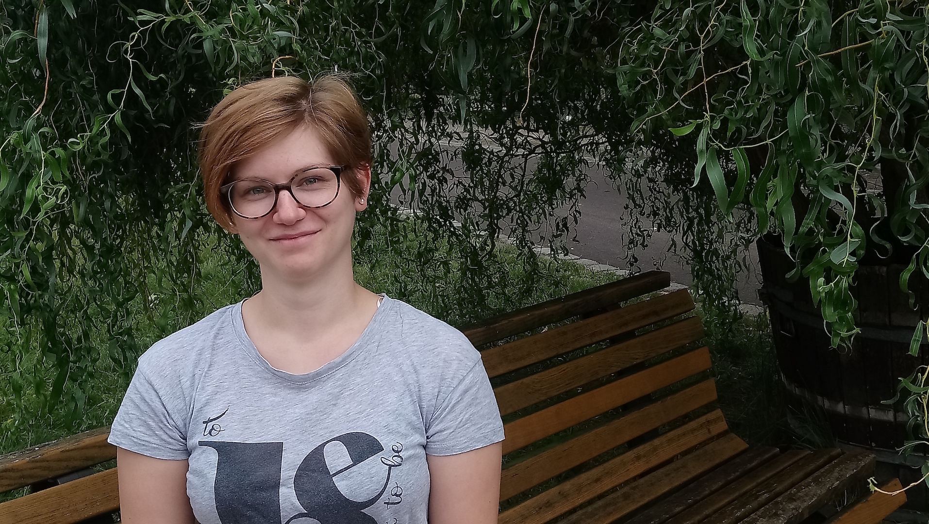 Eine junge Frau engagiert sich in der SPD