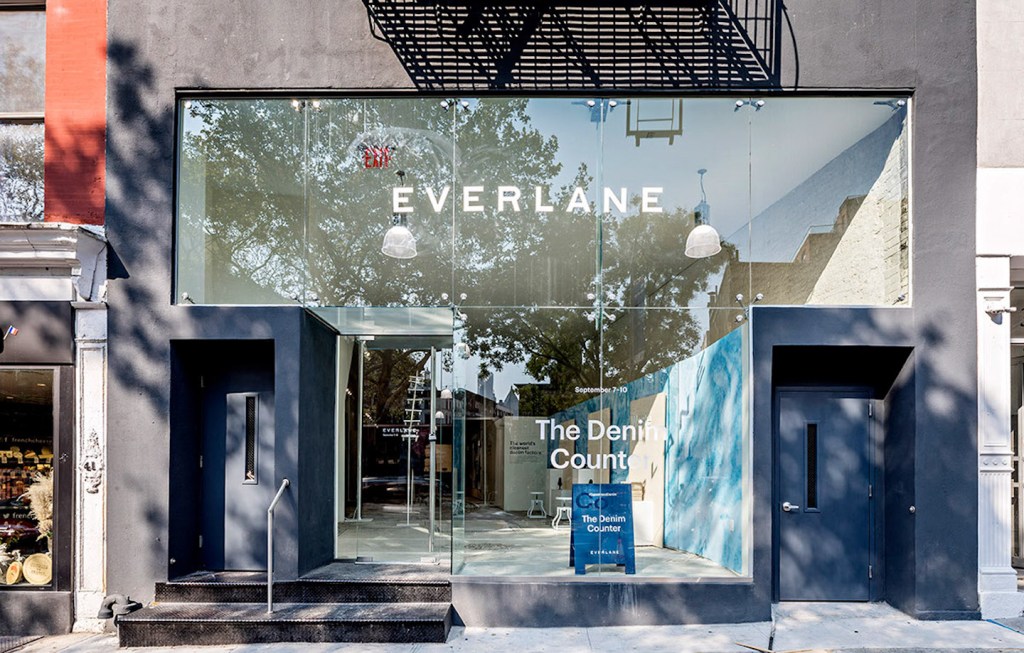 Everlane storefront in New York City