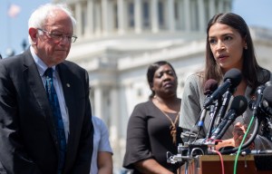 Bernie Sanders AOC