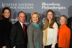 Michael Bloomberg and Hillary Clinton.