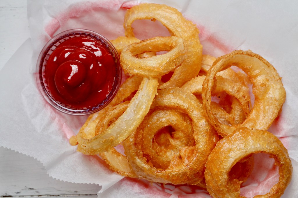 Anelli di cipolla croccante