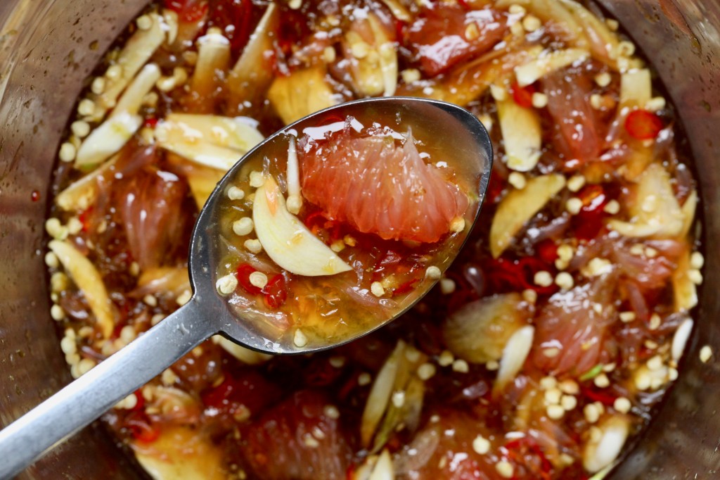 Spicy Grapefruit, Lime, and Fish Sauce Recipe