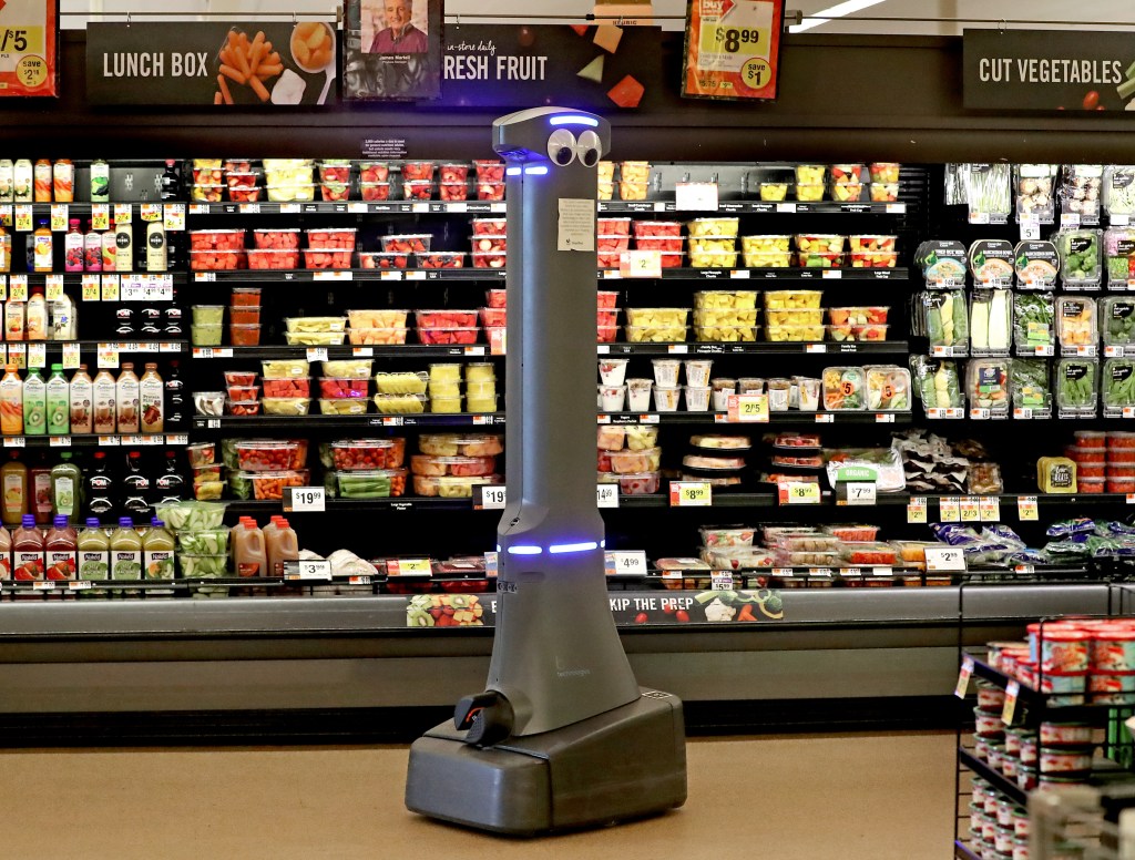 marty supermarket robot