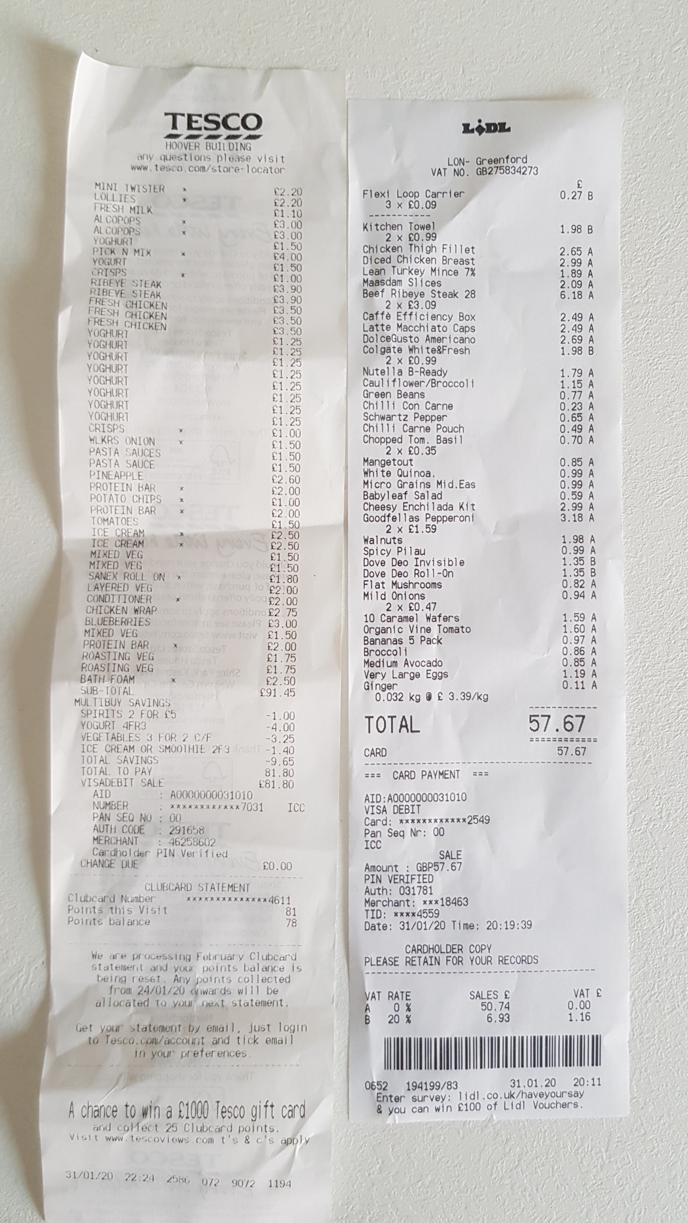 bonuri tesco expat londra