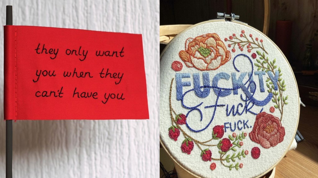 The emerging artists making embroidery political