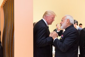 Trump says Modi promised him millions of people would show up at the airport to welcome him
