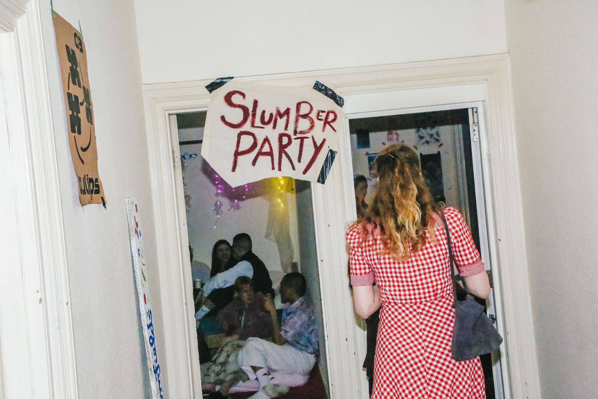 slumber party room house party