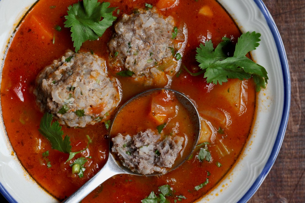 Zuppa con albondigas