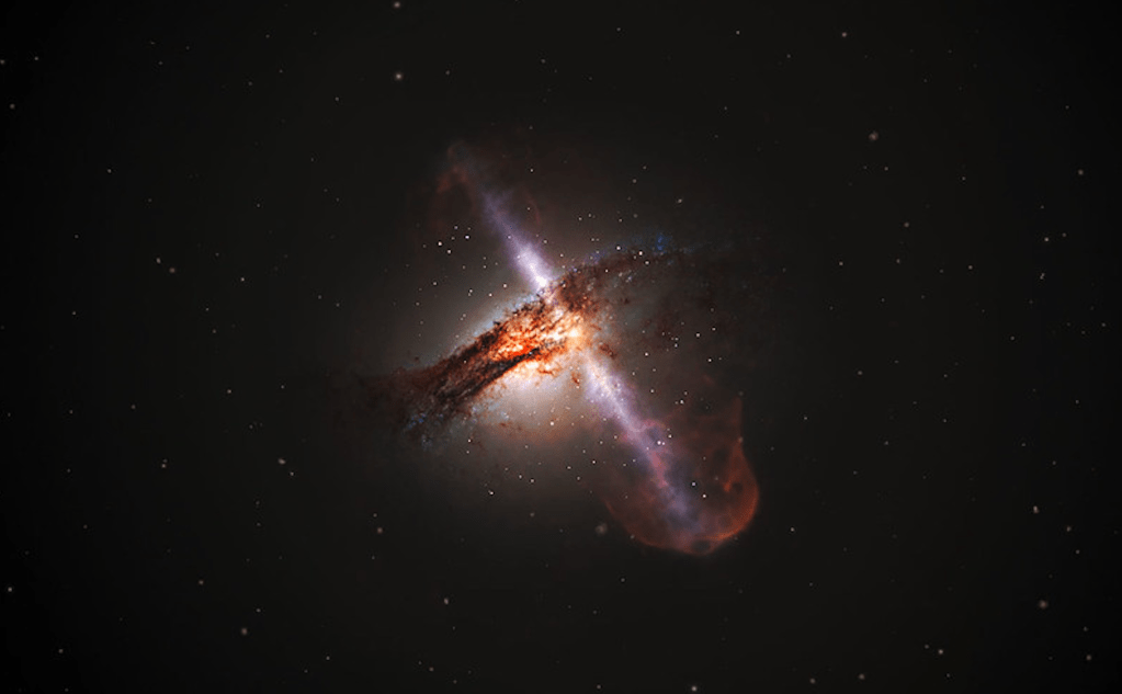 A supermassive black hole. Image: NASA/ESA/STScI
