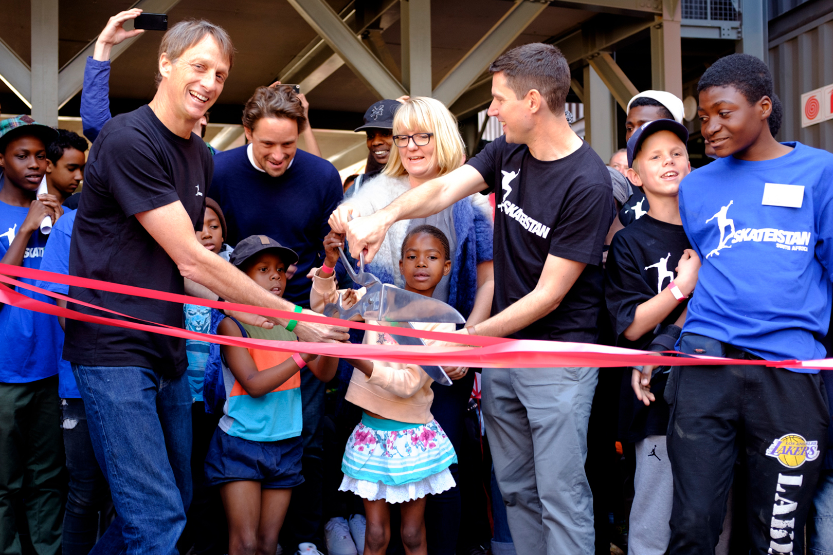 Skateistan Johannesburg avec Tony Hawk