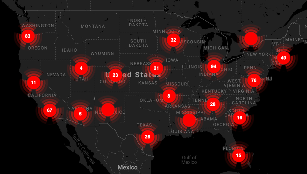 Programmers have created an interactive map documenting over 500 instances of police brutality nationwide since the 2020 George Floyd protests began. Grown out of a megathread on the subreddit /r/2020PoliceBrutality, it was made into a Github repository